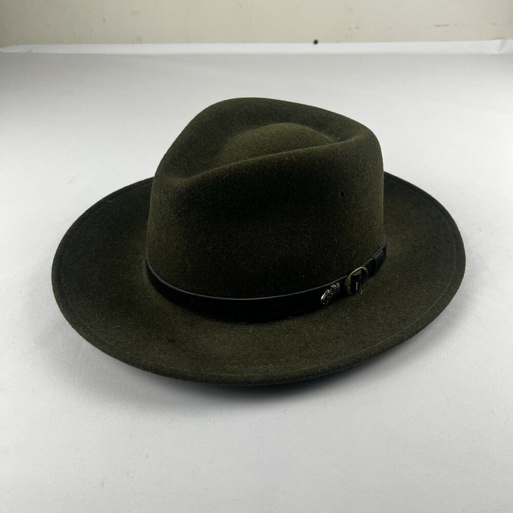 Bailey of Hollywood Brandt Black Wool Fedora Hat Size X Large